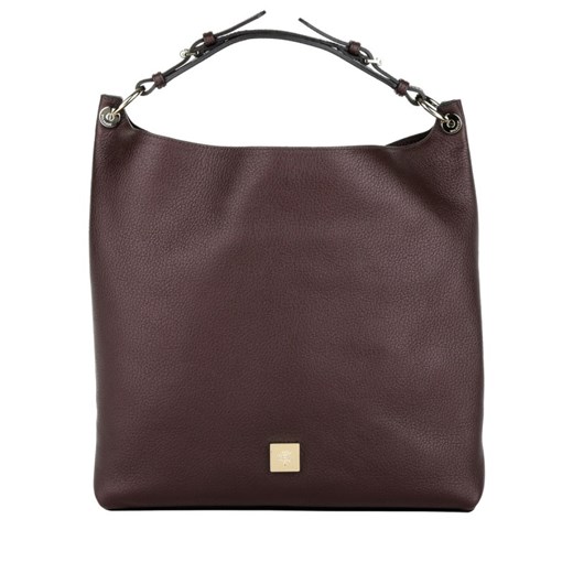 "Freya Hobo Goat Printed Calf Oxblood torebki fioletowy" szary Mulberry Fashionette