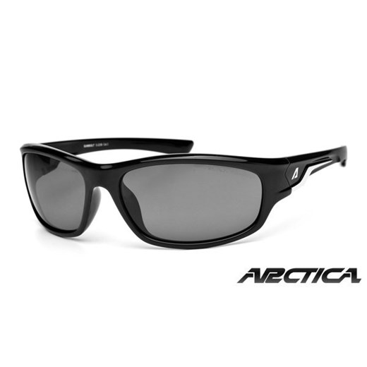 Okulary Arctica S-223B sportowe czarne polaryzacyjne