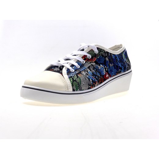 Buty tekstylne na koturnie BK-9 39 Tomar