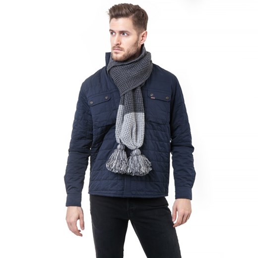 TIMBERLAND SZALIK POM WAFFLE KNIT SCARF - szary Timberland ONE-SIZE wyprzedaż Sizeer