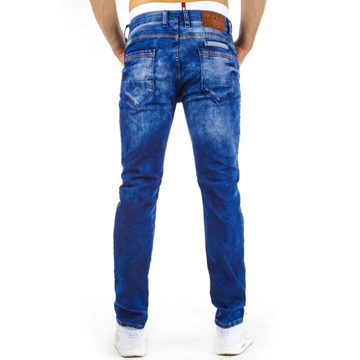 Spodnie jeansowe męskie (ux0609) granatowy  s32 DSTREET