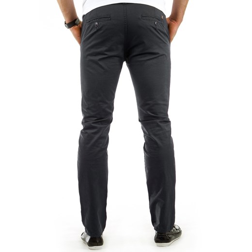 Spodnie męskie chinosy (ux0055) dstreet czarny oryginalne