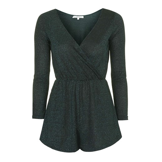 **Wrap-Over Playsuit by Glamorous Petites Topshop   