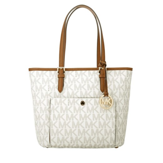 "MICHAEL Michael Kors Jet Set Item MD TZ Snap Pocket Tote Vanilla torebki beżowy" Michael Kors bezowy  Fashionette