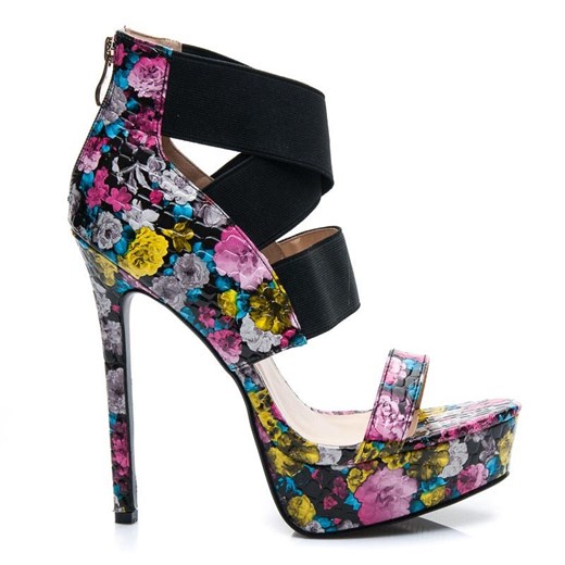 SERGIO FLORAL HIGH HEELS