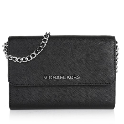 "MICHAEL Michael Kors Jet Set Travel LG Phone Crossbody Black torebki czarny" szary Michael Kors Fashionette