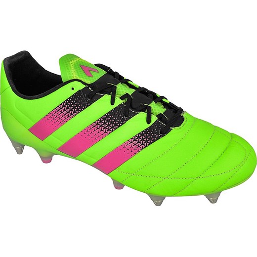 Buty piłkarskie adidas ACE 16.1 SG M Leather AQ5387 Adidas zielony hurtowniasportowa.net