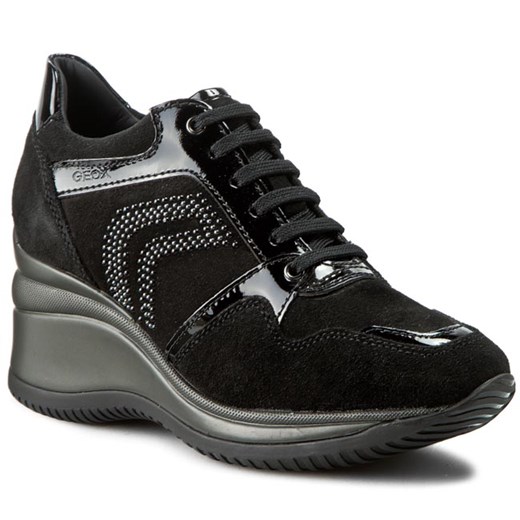 Sneakersy GEOX - D Regina A D5475A 02266 C9999  Czarny