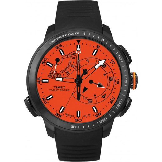 TW2P73100 - Zegarek Męski TIMEX z kolekcji Yacht Racer TW2P73100 Timex pomaranczowy e-watches