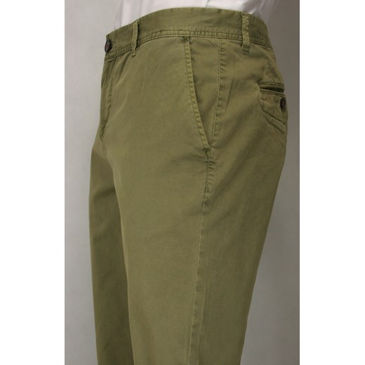 Modne spodnie typu chinos SPCHIAO15M101green zielony Chiao 34/32 wyprzedaż JegoSzafa.pl 