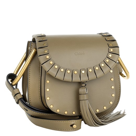 "Hudson Mini Porte Epaule Merino Grey torebki szary" Chloé szary Fashionette