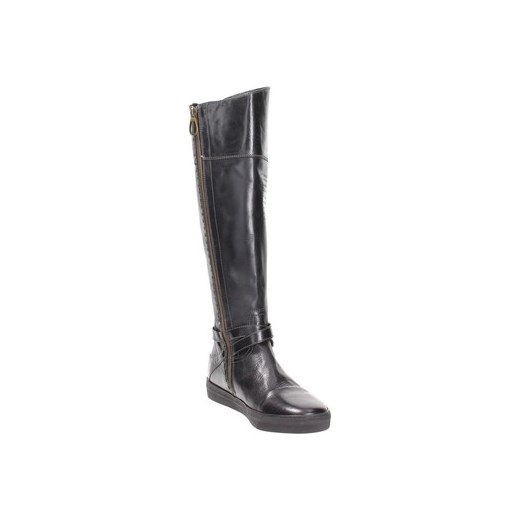 La Martina Kozaki L3181120 Boots Women Leather Black La Martina La Martina 38 promocyjna cena Spartoo