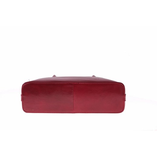 Klasyczna torebka skórzana 2 Komory Czerwona (kolory)