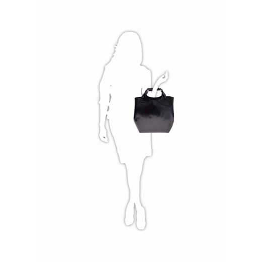 Torebka skórzana Shopperbag z kosmetyczką Czarna (kolory)