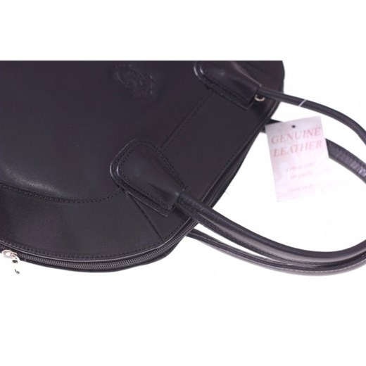 Włoski kuferek Skórzany genuine leather Czarny (kolory) Torebka skórzana Włoski kuferek Genuine Leather Czarny