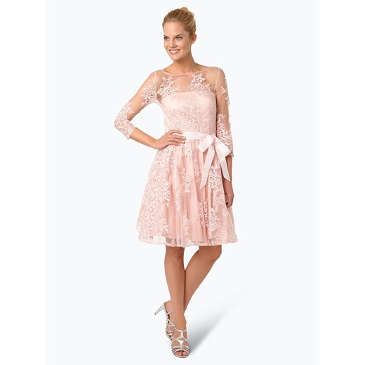 Apart - Damska sukienka wieczorowa, różowy Apart bezowy 38 vangraaf