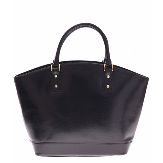 Bestseller Torebka skórzana typu Shopperbag Łódka Czarna (kolory) Genuine Leather czarny  PaniTorbalska