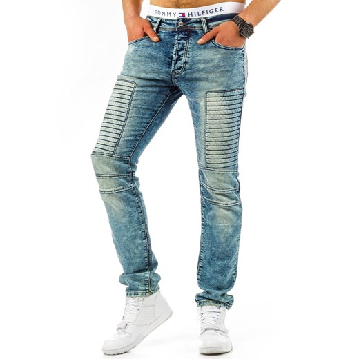 Spodnie jeansowe męskie (ux0657) szary Jeans S30 DSTREET