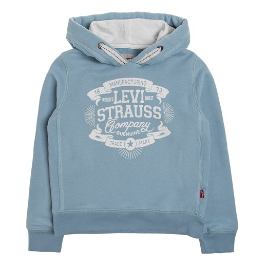 Levi's, Bluza chłopięca z kapturem, Maty turkusowy Levis 104,110,116,128,140,152,164,176 smyk