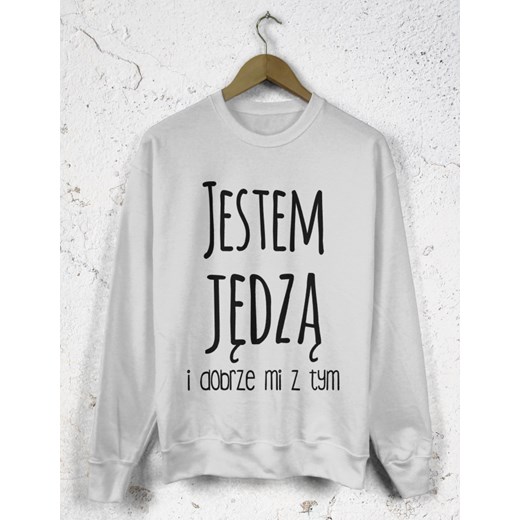 Bluza Oversize Jestem jędzą i dobrze mi z tym szary XXL dirtyshop.pl