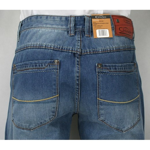 Klasyczne jeansy Chiao SPCHIAO16M03WZ Chiao niebieski 38/34 okazyjna cena JegoSzafa.pl 