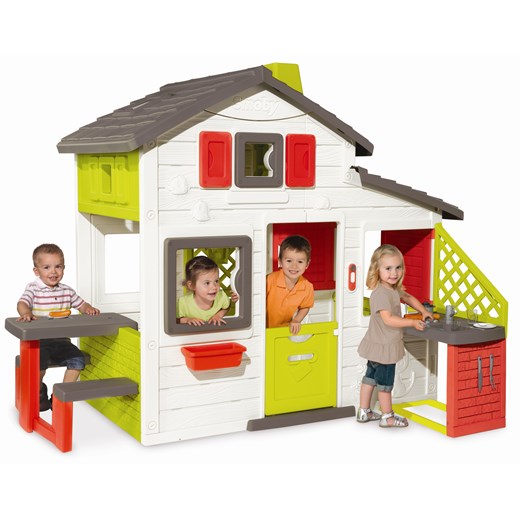 Smoby, Domek ogrodowy, Friends z kuchnią zielony Smoby smyk