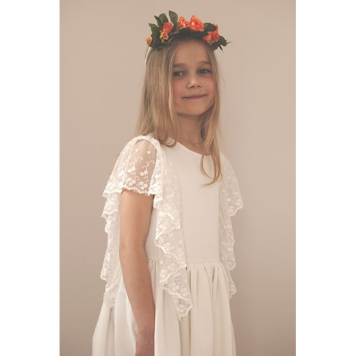 Sukienka dla malej druhny zielony Ma Lini Girls 146 kids.showroom.pl