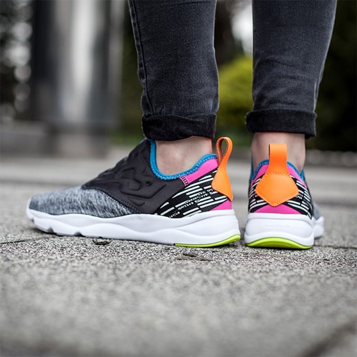 REEBOK FURYLITE SLIP-ON LUX szary Reebok 38 galeriamarek.pl