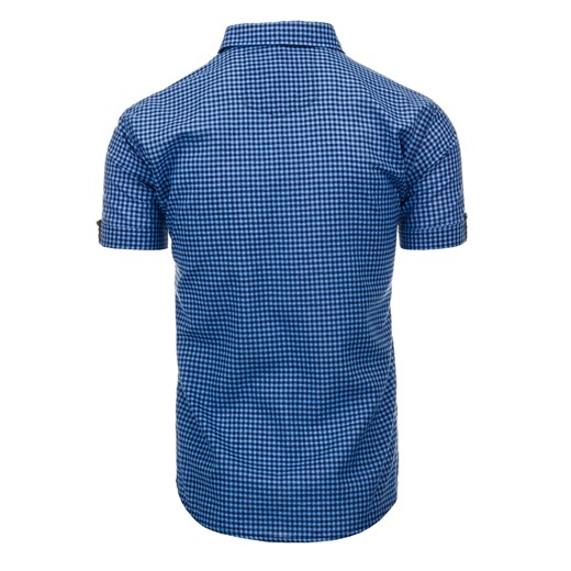 Koszula męska niebieska (kx0703) niebieski  XL DSTREET