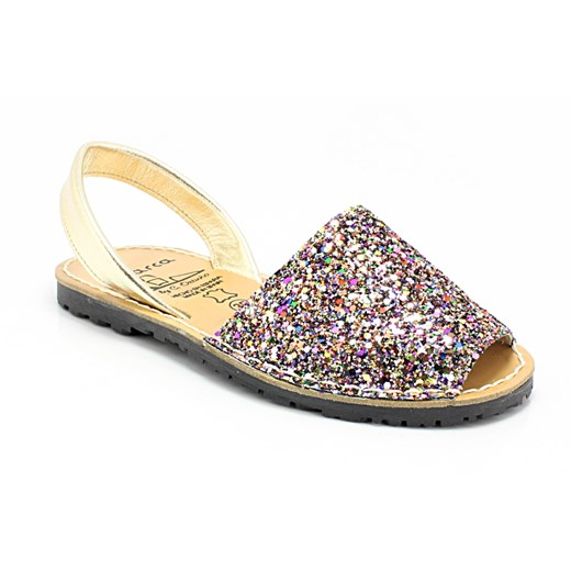AVARCA 275 MULTIKOLOR - Skórzane lekkie sandały minorki brazowy Lemar 40 Sklep Obuwniczy KENT