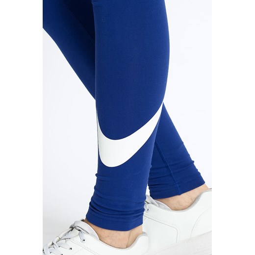 Nike Sportswear - Legginsy CLUB LEGGING LOGO 2 granatowy Nike Sportswear XS ANSWEAR.com