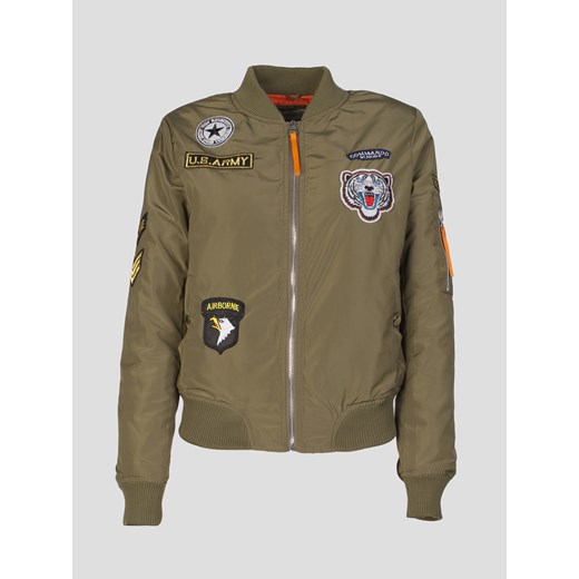 KURTKA BOMBER Z NASZYWKAMI Yups L