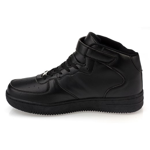 Sneakersy męskie 1386-2 czarne (zx0051) czarny  43 DSTREET