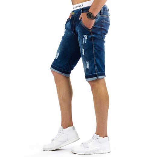 Spodenki jeansowe męskie (sx0222) granatowy Jeans S33 DSTREET