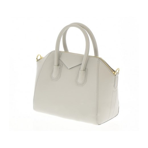 WYTWORNY KUFEREK a'la mini ANTIGONA GIVENCHY Jasnoszara Vera Pelle stylowagalanteria.com