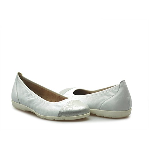 Baleriny Caprice 9-22102-26 Białe szary Caprice  Arturo-obuwie