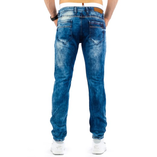 Spodnie jeansowe męskie niebieskie (ux0685)  Jeans s29 DSTREET