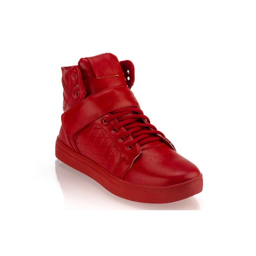 Sneakersy męskie GOV DENIM 008-2RD czerwone (zx0080) czerwony  42 DSTREET