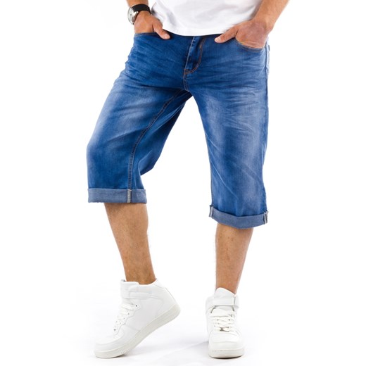 Spodenki jeansowe męskie (sx0257) Jeans niebieski s37 DSTREET