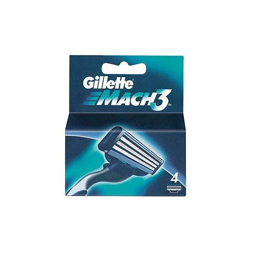 Gillette Wkłady do golarek Mach 3 4 wkłady do maszynki do golenia 