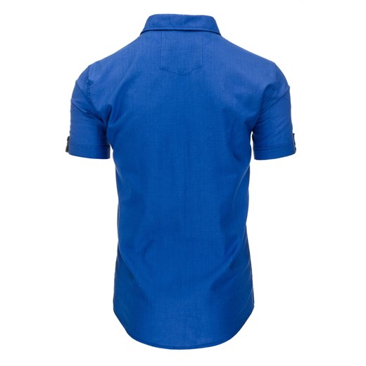 Koszula męska niebieska (kx0721)  niebieski XXL DSTREET
