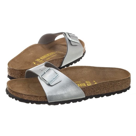 Klapki Birkenstock Madrid Silver 040413 (BK6-e)