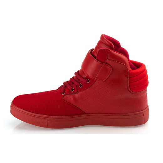 Sneakersy męskie GOV DENIM 008-5RD czerwone (zx0097)  czerwony 45 DSTREET
