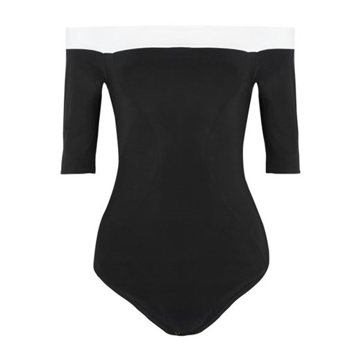 Amanda off-the-shoulder stretch bodysuit Body Editions czarny  NET-A-PORTER