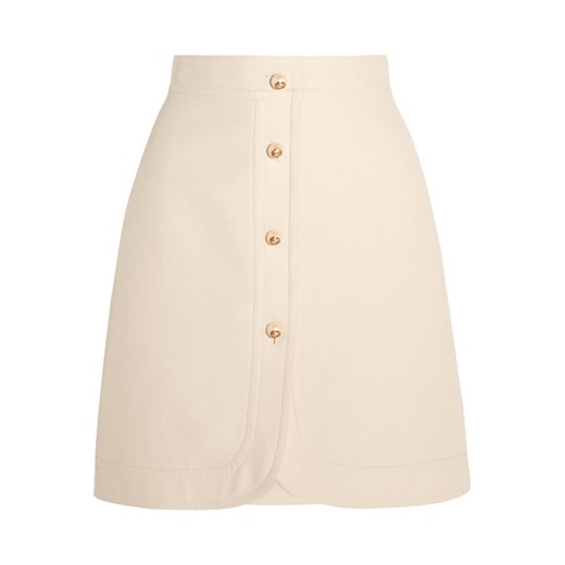 Embellished silk and cotton-blend mini skirt Gucci   NET-A-PORTER
