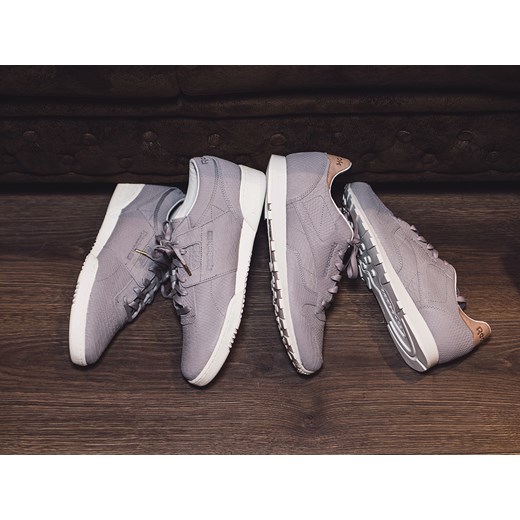 Buty męskie sneakersy Reebok Classic Leather Clean Luxe V69680 Reebok  44 sneakerstudio.pl okazyjna cena 