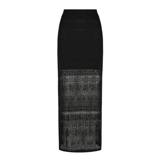 Long Black Pencil Skirt 