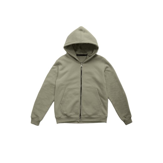 Bluza z kapturem zip-up szary Hermetic Square M showroom.pl