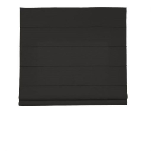Dekoria Roleta rzymska Capri, czarny, szer.100 x dł.170 cm, Loneta