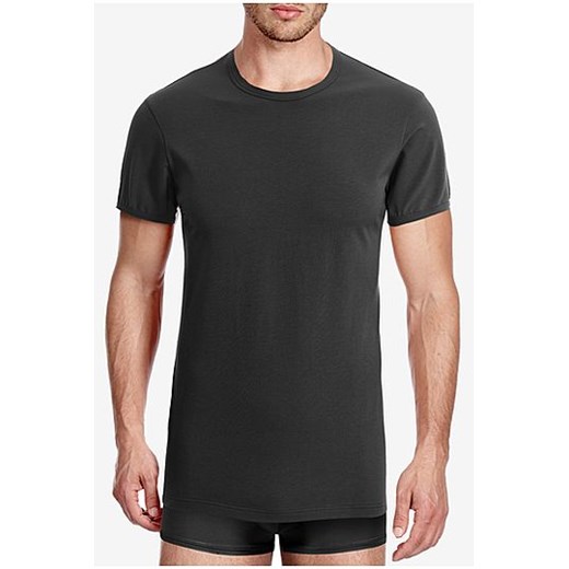 Stretch Cotton Crew Neck T-Shirt Intimissimi szary  